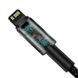Кабель Baseus Tungsten Gold Fast Charging Data Cable Type-C to iP PD 20W 2m Black