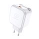Мережевий зарядний пристрій з кабелем WUW-C268 12W fast charger USB A +retractable 70cm type c Cable