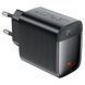 Мережевий зарядний пристрій ACEFAST A112 PD45W GaN single USB-C charger (EU) Black