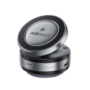 Автотримач для телефона з БЗП ACEFAST E29 electric Suction cup magnetic wireless charging holder Metal Gray