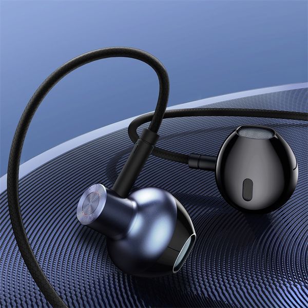 Наушники проволочные Baseus Encok H19 (3.5mm) Black