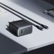 Мережевий зарядний пристрій з кабелем HOCO C160A Upgrade PD65W(2C1A) charger set(C to C) Black
