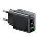Сетевое зарядное устройство для ACEFAST A98 PD30W GaN (USB-C+USB-A) charger Black