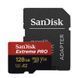 Карта памяти microSDXC (UHS-1 U3) SanDisk Extreme Pro A2 128Gb class 10 V30 (R200MB/s, W90MB/s) (adapter)