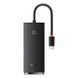 USB-хаб Baseus Lite Series 4-Port Type-C HUB Adapter (Type-C to USB 3.0*4) 25cm Black