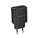 Сетевое зарядное устройство BOROFONE BA98A Ilustre PD30W (2C1A) Charger with digital display (EU) Black
