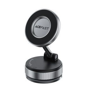 Автотримач для телефона ACEFAST E28 manual suction cup magnetic Phone holder, Metal Gray