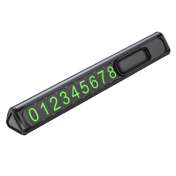 Парковочная карта BOROFONE FC3 Ronny can hidden parking sign Black Metal Gray