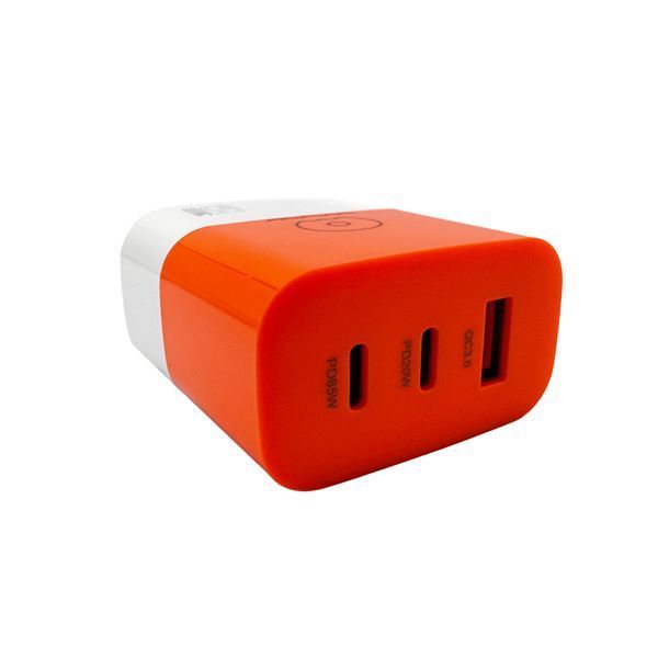 Сетевое зарядное устройство для WUW-C215 65W Charger 2 USB C + USB A white black