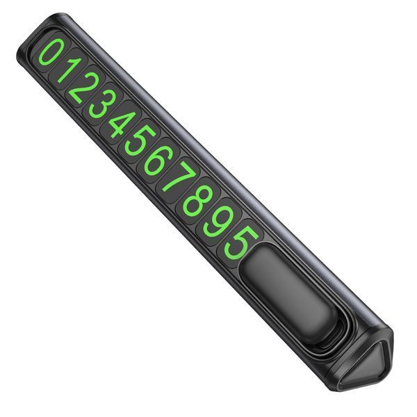 Парковочная карта BOROFONE FC3 Ronny can hidden parking sign Black Metal Gray