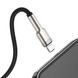 Кабель Baseus Cafule Series Metal Data Cable USB to IP 2.4A 0.25m Black