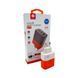 Мережевий зарядний пристрій WUW-C215 65W Charger 2 USB C + USB A white orange
