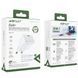 Мережевий зарядний пристрій з кабелем ACEFAST A77 mini PD30W GaN single USB-C charger set (C3-03) White