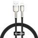 Кабель Baseus Cafule Series Metal Data Cable USB to IP 2.4A 0.25m Black