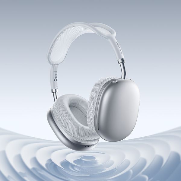Беспроводные накладные наушники BOROFONE BO36 Tone BT headphones Silver