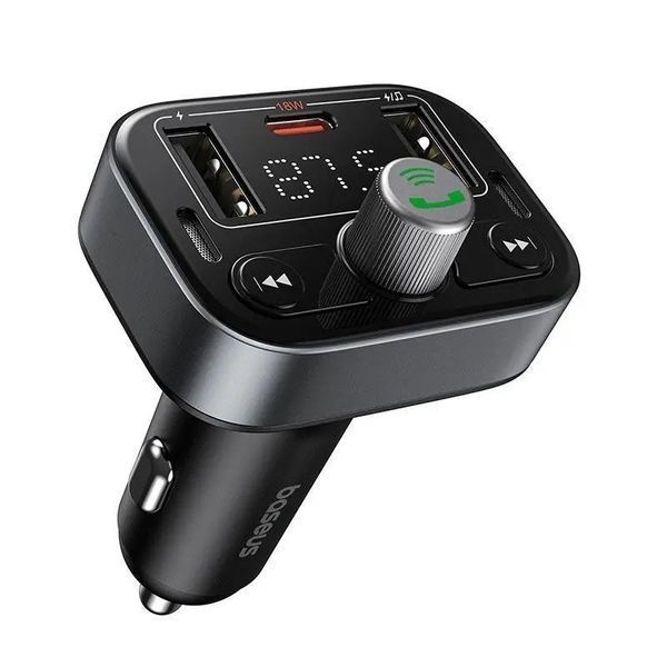ОЗУ с FM-модулятором Baseus S-09 Pro Series Car FM Transmitter Cluster Black