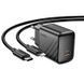 Сетевое зарядное устройство с кабелем HOCO CS24A Puerto single-port PD25W Charger Set (C to iP)(EU) Black