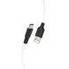 Кабель HOCO X21 Plus USB to Type-C 3A, 2m, silicone, silicone connectors, Black+White