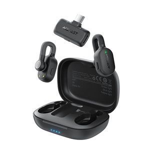 Беспроводная микрофонная система ACEFAST R4 dual-mic (Type-C) Black