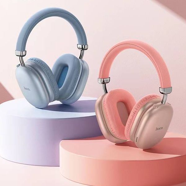 Беспроводные накладные наушники HOCO W35 Max Joy BT headphones Pink