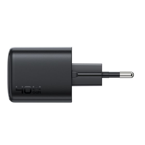 Сетевое зарядное устройство для ACEFAST A136 PD40W mini GaN USB-C fast charger Black