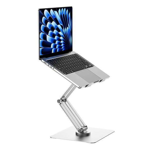 Подставка для ноутбука WIWU Rotative Foldable Laptop Stand S801 Silver