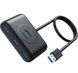 USB-хаб UGREEN CR113 USB 3.0 Hub 1m (Black) (UGR-20291)