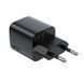 Сетевое зарядное устройство для ACEFAST A136 PD40W mini GaN USB-C fast charger Black