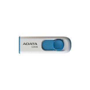Флеш-накопитель ADATA USB 2.0 C008 16Gb White/Blue