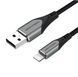 Кабель Vention USB 2.0 A Lightning Cable 1M Gray Aluminum Alloy Type (LABHF)