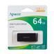 Флеш-накопитель Apacer USB 3.2 Gen 1 AH350 64Gb Black