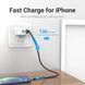 Кабель Vention USB 2.0 A Lightning Cable 1M Gray Aluminum Alloy Type (LABHF)