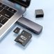 Кардидер HOCO HB45 Spirit 2-in-1 USB 3.0 card reader Metal Gray