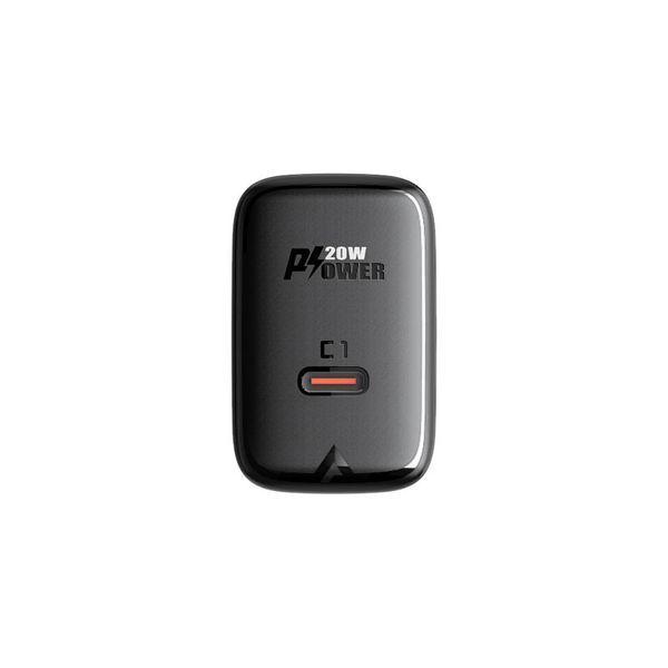Сетевое зарядное устройство для ACEFAST A1 PD20W single USB-C charger Black