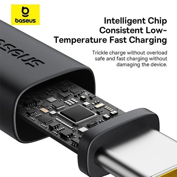 Кабель Baseus Dura Series Fast Charging Cable USB to Type-C 60W 2m Gold+Black