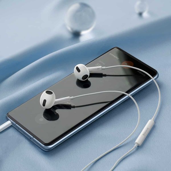 Наушники проволочные Baseus Encok H17 (3.5mm) White
