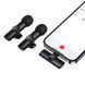 Бездротова мікрофонна система BOROFONE BFK16A Winner dual-mic (Lightning) Black