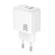 Сетевое зарядное устройство для BOROFONE BAS45A Potential PD30W+QC3.0 charger(EU) White