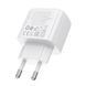 Сетевое зарядное устройство для BOROFONE BAS45A Potential PD30W+QC3.0 charger(EU) White