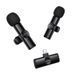 Бездротова мікрофонна система BOROFONE BFK16A Winner dual-mic (Lightning) Black
