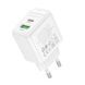 Сетевое зарядное устройство для BOROFONE BAS45A Potential PD30W+QC3.0 charger(EU) White