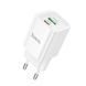 Сетевое зарядное устройство для HOCO C149A Charm PD30W+QC3.0 charger (EU) White