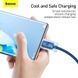 Кабель Baseus Crystal Shine Series Fast Charging Data Cable USB to Type-C 100W 2m Blue