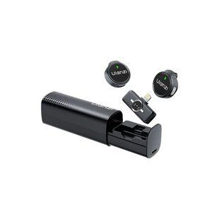 Беспроводная микрофонная система Ulanzi A21 Wireless Microphone, dual-mic, (Lightning) Black