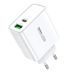 Мережевий зарядний пристрій REMAX Kiddy Series 65W A+C Fast Charger RP-U125 EU-White