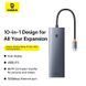 USB-хаб Baseus UltraJoy Series 10-Port HUB Docking Station Space Grey