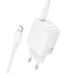 Мережевий зарядний пристрій BOROFONE BN28 Fuente single port PD30W charger (EU) White