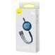 Кабель Baseus Bright Mirror 2 Series Retractable 3-in-1 Fast Charging Data Cable USB to M+L+C 66W 1.1m Blue
