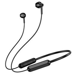 Беспроводные спортивные наушники BOROFONE BE70 Light neck-hanging BT earphones obsidian black