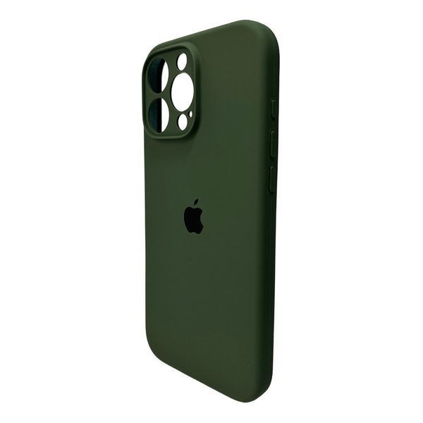 Чохол для смартфона Silicone Full Case AA Camera Protect for Apple iPhone 16 Pro Max 40,Atrovirens